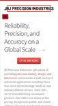 Mobile Screenshot of jbjprecision.com